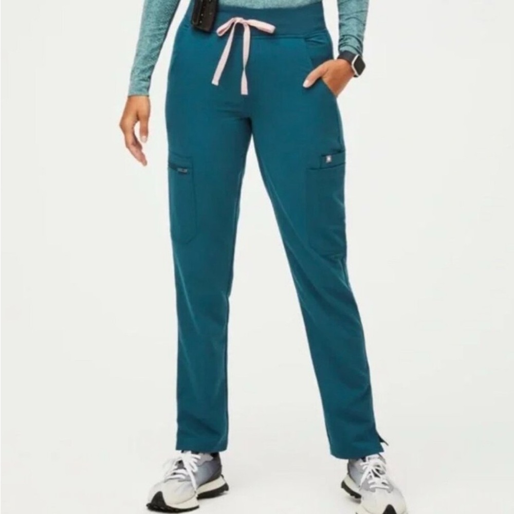 Figs Teal Yola Scrub Pants